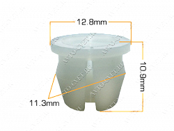 Клипса пластм. крепежная Т-2083 (375) (уп.25шт)